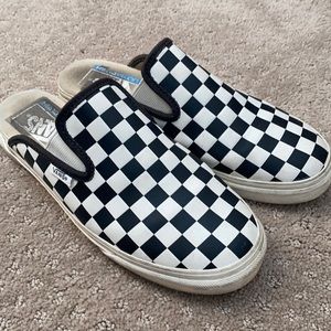 Vans Checkered Mule Sneakers